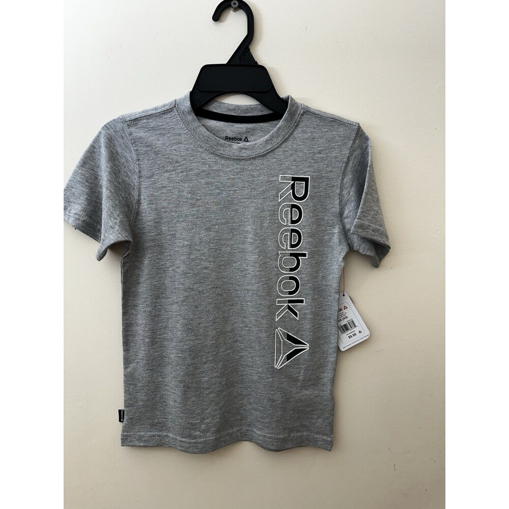 Reebok Graphic Tee Grey Heather Size Xs 4/5 A3